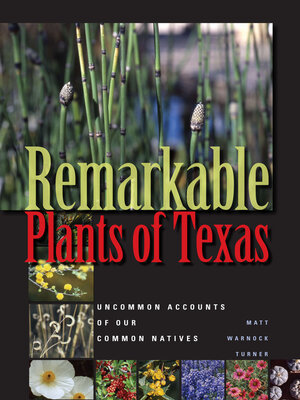 cover image of Remarkable Plants of Texas